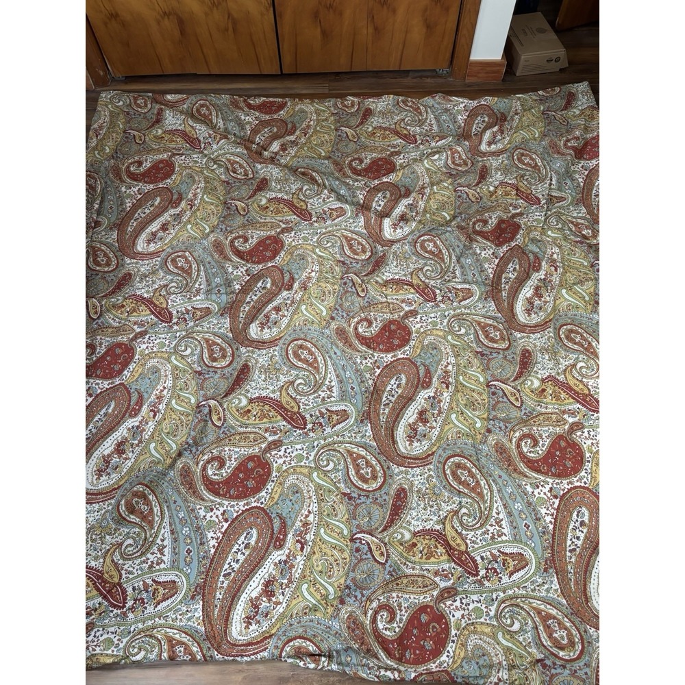 Pottery Barn HARPER PAISLEY‎ Full/Queen DUVET COVER